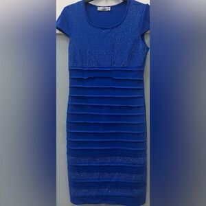 SENORI Chic Royal Blue Mini Dress Size Medium